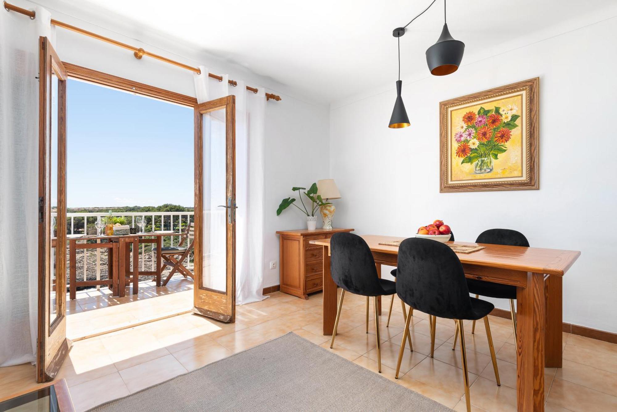 New! Apartment Harmonia, Front Sea View, Cala Marsal Beach 300M Portocolom  Exterior foto